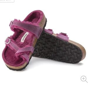 Birkenstock Mayari Genuine Shearling Sandals